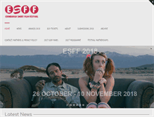 Tablet Screenshot of edinburghshortfilmfestival.com